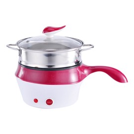 Electric Cooker Multifunctional Two Speed Portable Mini Electric Frying Pan Wok Rice Cooker for Student Dormitory