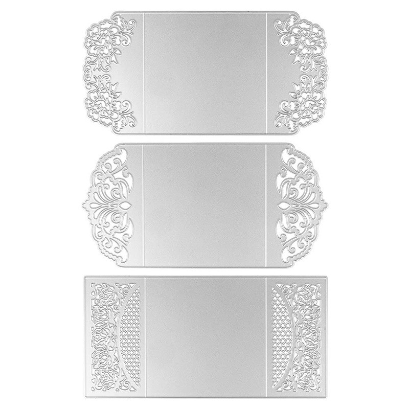 Ideen mit Herz 3 x Cutting Dies Folding Cards 19cm