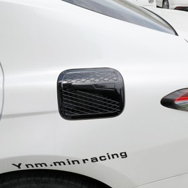YINGTUU for Toyota Camry 2018-2024 Accessories Fuel Tank Cap Trim Oil Gas Cap Cover Exterior Decoration Sticker (Glossy Black)