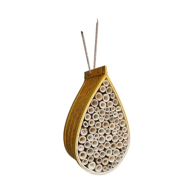 The Magnificent Bee Bamboo Mason Bee Hive House