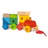 Eichhorn 100003453 Sound Locomotive and Trailer consisting of Building Blocks,