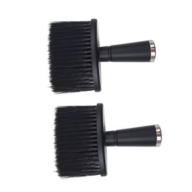 Beavorty 2pcs Neck Duster Brush Hair Removal Tool for Barbers Ergonomic Handle Bristles for Efficient Hair Cleaning for Professional and Home Use