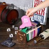 GoFika Can Cooler Holder Foam Insulator Sleeves Dispenser Wood Engraved