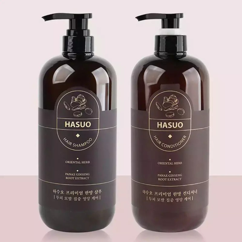 하수오뿌리 목단피추출물 컨디셔닝효과 샴푸린스세트 Astrogalus Root and Cortex Moutan Extract