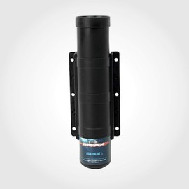 4 x Side Mount Boat Rod Holder - Straight Black