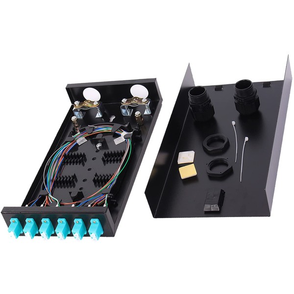 LC-MM 6Port OM3 Box Cables 12 Port Wall Mount Fiber