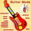 Kids Guitar-Piano 2-in-1 Musical Instrument, Toddler Guitar for 3-5 Year