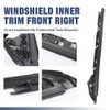 PIT66 Front Windshield Inner Trim Compatible with Ford Explorer 4