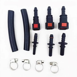 Aswalling Automobile Fuel System Gasoline Motorcycle Pressure Tester 0-100PSI 6.3/7.89/9.49 with Valve