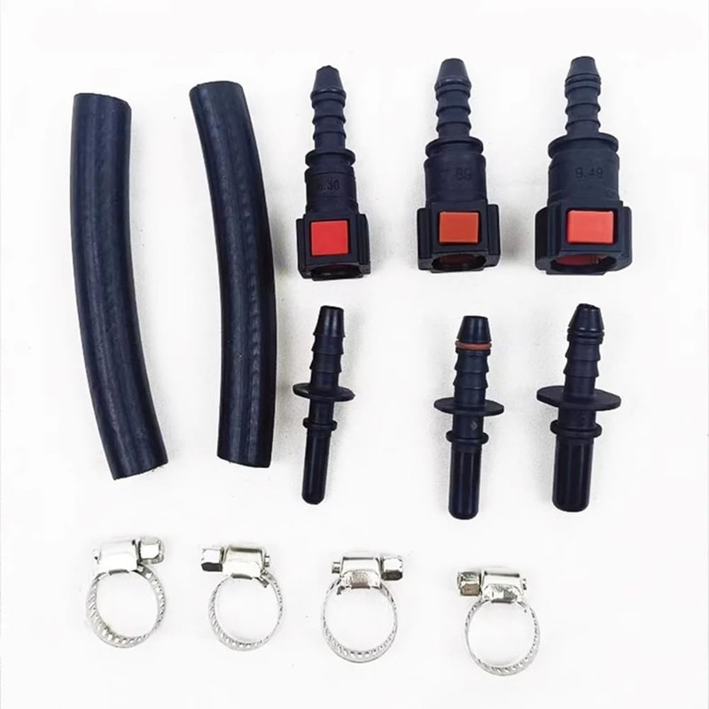 Aswalling Automobile Fuel System Gasoline Motorcycle Pressure Tester 0-100PSI 6.3/7.89/9.49