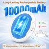 Rechargeable Ceiling Light 2 Pack, Magnetic Motion Sensor Ceiling Lights