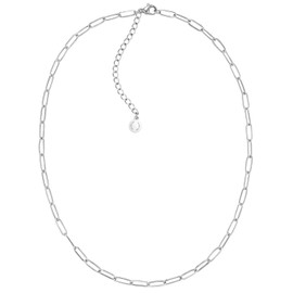 day.berlin Filigree Link Necklace Neo 18 K Gold-Plated 40 cm + 5 cm Variable Length, Simple Link Chain for Women, Chain Made of 316L Stainless Steel, Nickel-Free and Waterproof, Stainless Steel, No