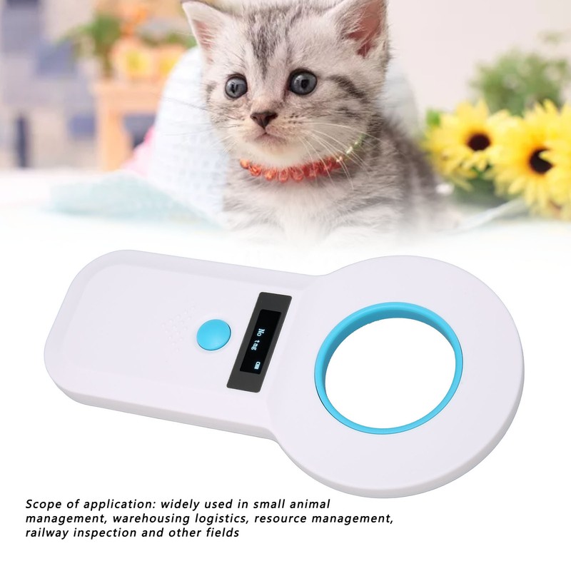 Microchip Scanner Wireless 2.4G Connection USB Charging Clear Display Stable