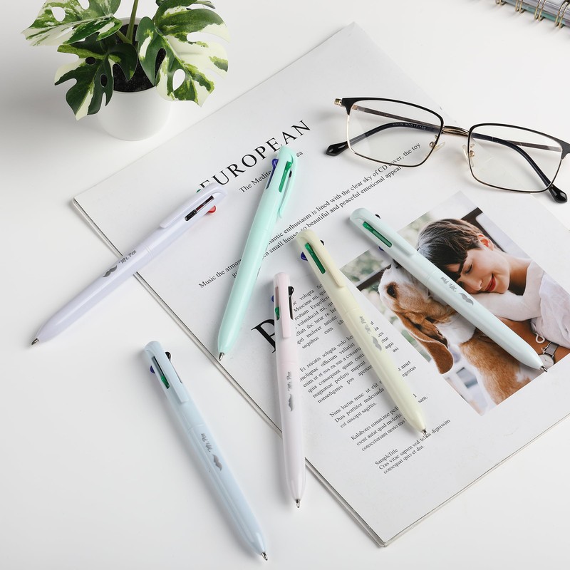 Mr. Pen- Ballpoint Multicolor Pen in One, 4-in-1, 6 Pack,