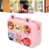 Kids Single Shoulder Camera Bag DIY Cartoon Decors Shock Absorbing