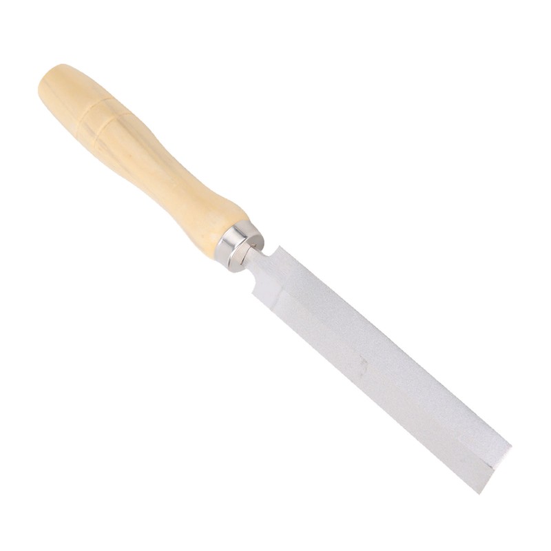 Diamond Rhombic File Wooden Handle Metal Glass Grinding Woodworking Garden