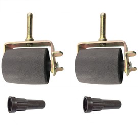 CHENJIN 2PCS Metal Bar Heavy Duty Bed Frame Wheels with Brake Casters Bed Casters with Sleeve Locking Suitable for Furniture Standard Leg Sockets on Bed Frames