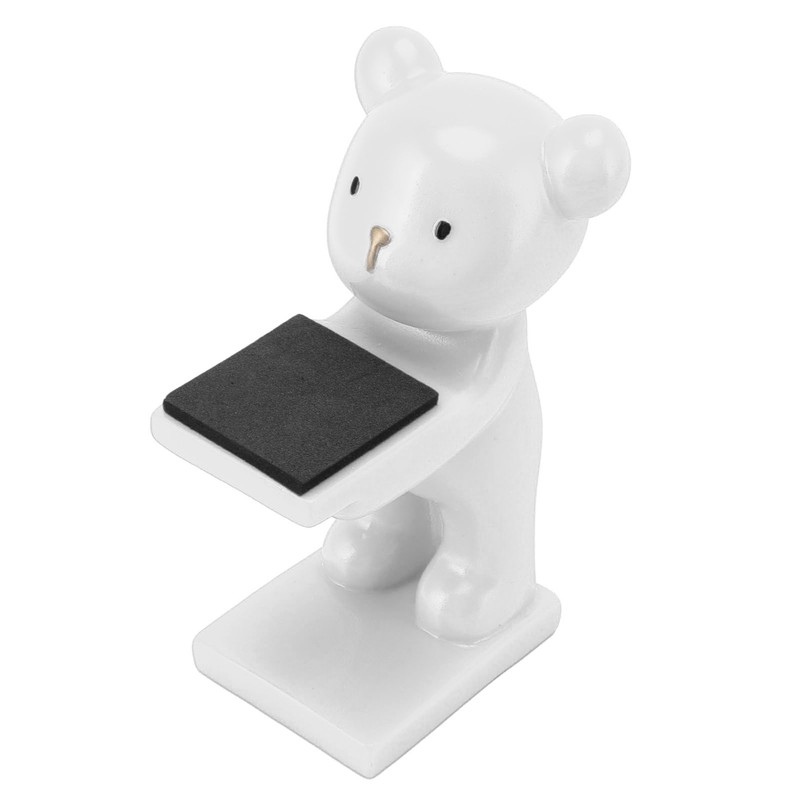 Bear Watch Stand Handcrafted Three Dimensional Modern Style Resin Watch