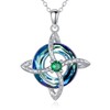 Nudo De Bruja Plata 925 Original Witches Knot Necklace for