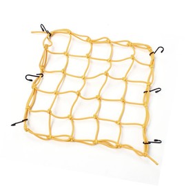 TUCKBOLD Yellow Nylon Rubber 6 Hook Luggage Cargo Flexible Net for Motorcycle Automotive Parts