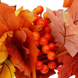 3pcs Fall Garland Maple Leaf Garland 6 Ft/Piece Fall Maple Leaves Garland Hanging Vine Garlands Artificial Fall Garland Thanksgiving Decor
