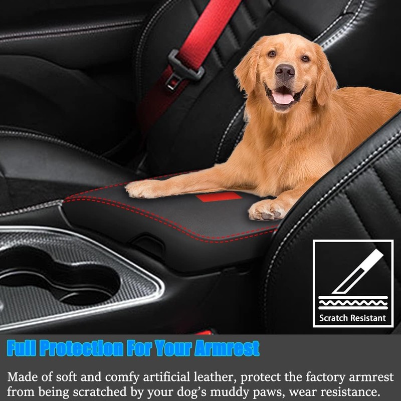 para Dodge Challenger 2015-2023 Funda para Reposabrazos de Coche Impermeable