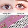 ADIYA Fishtail Eyelash Extensions 8-14mm Single Cluster Fans Eyelashes Fashion