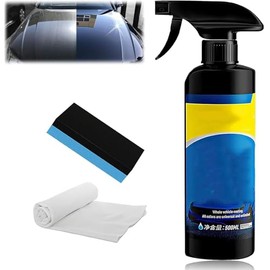 Car Coating Spray, Quick Effect Coating Agent, Quickly Coat Car Wax, Oil Film Emulsion Glass Cleaner, Car Scratch Wax Polish Spray Waterless Wash, Easy to Use