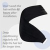 Easyouth #1 Remy Tape-In Real Hair Extensions, Straight, 60 cm,