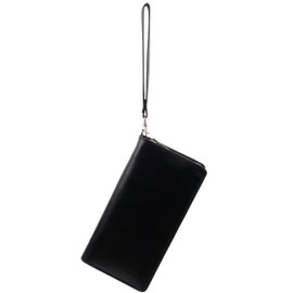 Visconti. Mens Leather Travel Wallet Credit Cards Passport Holder 2 Colours Black Brown Travel Business Holiday - Black