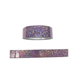 Syntego Lilac Foil Washi Tape Premium Metallic Self-Adhesive Masking Tape for Wall Decor, Crafts, Scrapbooking, TV Edging, Card Making, Gift Wrapping, Decorative DIY Washi Tape 0.59in x 197 inches
