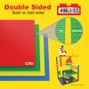 Minizfigs Classic 10" x 10" 2-Sided Toy Building Plate -