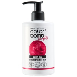 Jerome Russell Color Bomb Brights – Berry Red Colour Depositing Conditioning Mask, 300ml
