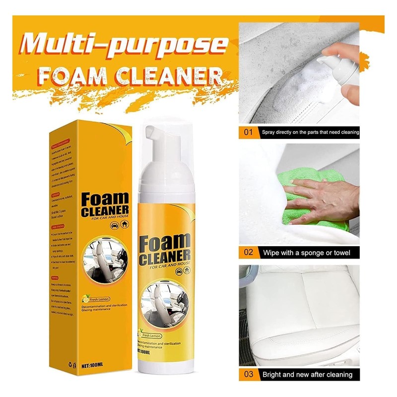  Magic Foam Cleaner, Multi-Purpose Foam Cleaner, All-Purpose Household Cleaners,