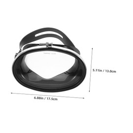 Mikinona High Definition Tempered Glass Diving Goggles Fog Swimming Mask for Adults Fit Snorkeling Gear for Pool Sea Activities