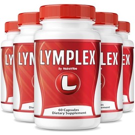 (5 Pack) Lymplex – Natural Daily Support with a Clean, Premium Blend for Internal Balance, Gentle Cleanse & Detox Routine | Just 2 Easy-to-Swallow Capsules for Everyday Vitality (300 Capsules)