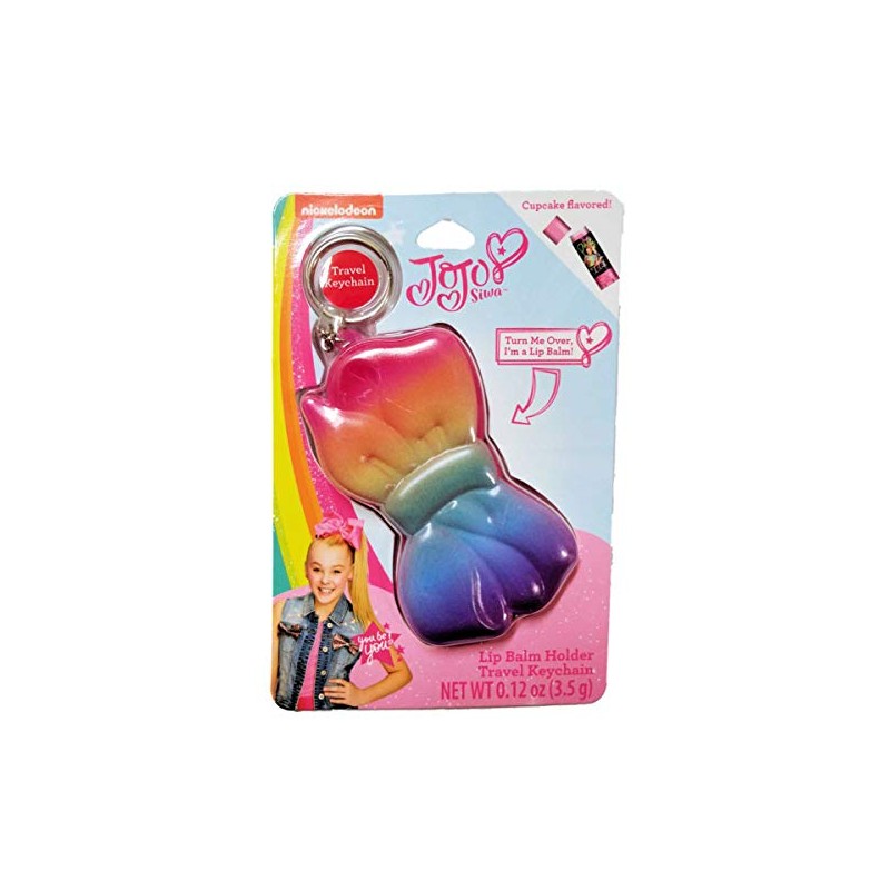 Taste Beauty JoJo Siwa Bow Shaped Lip Balm Holder Keyring