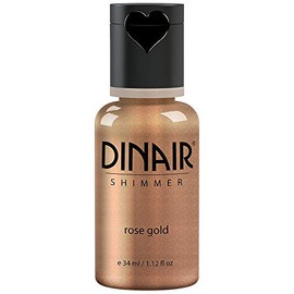 Dinair Airbrush Makeup Blush or EyeShadow - Rose Gold Shimmer 1.15 oz