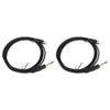 2pcs 5.9ft Tattoo Clip Cords RAC Interface Professional Copper Silicone