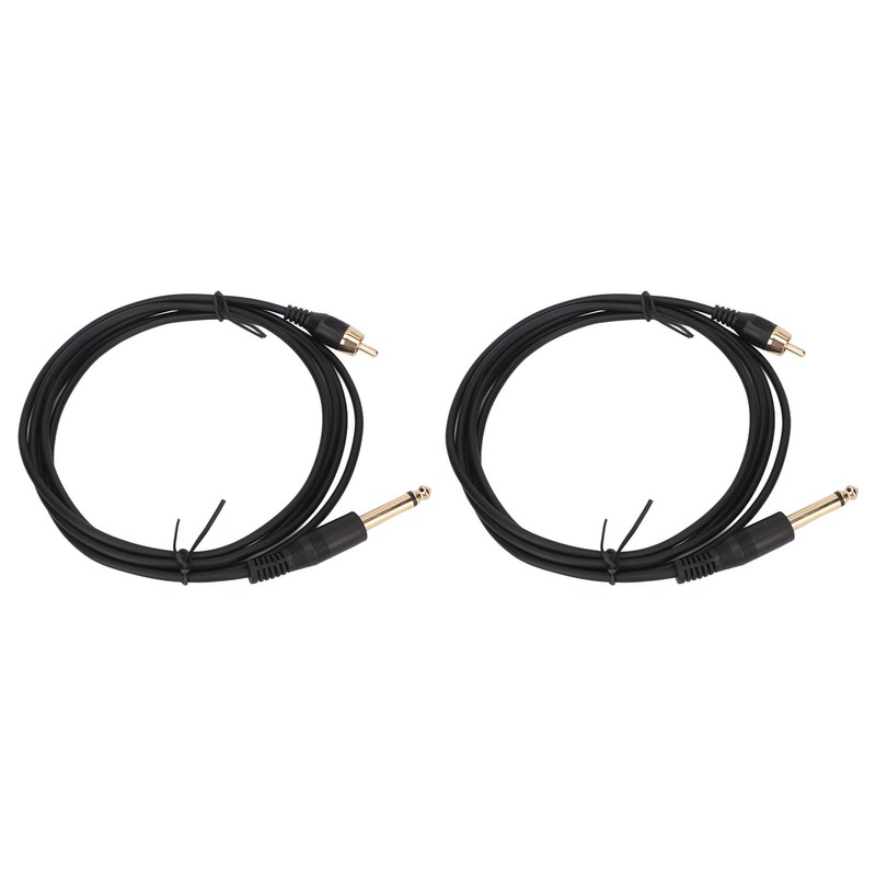 2pcs 5.9ft Tattoo Clip Cords RAC Interface Professional Copper Silicone