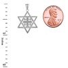 Religious Jewelry by FDJ Dazzling Sterling Silver Star of David