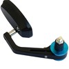 MotorToGo Black Handlebar End View Mirrors with Blue Cover for