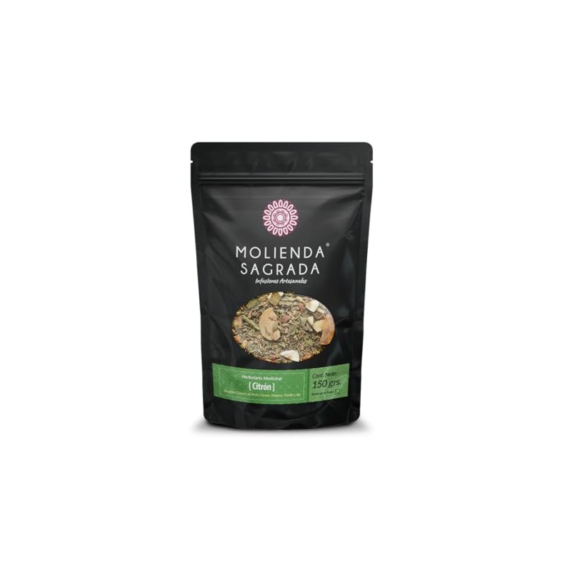 Molienda Sagrada, Tisana Citrón, Infusión Antiviral de Herbolaria Mexicana, 150