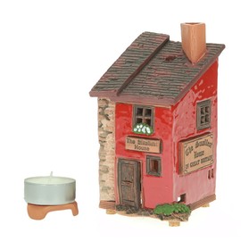 Midene Keramik Lichthaus und Aroma Teellichthalter, Künstlerisches Miniatur, kleinste Haus in Großbritannien, Conwy, A246N
