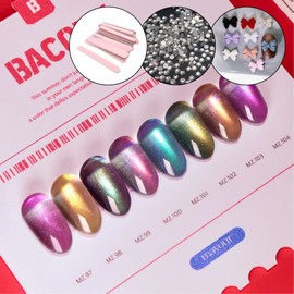 classic nail Mayour Barcode Color Glitter Magnet Gel + 30 Parts / 메이유어 바코디 컬러 글리터 자석젤+파츠 30개