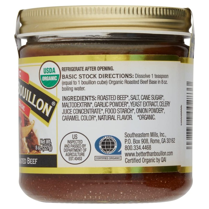 Better Than Bouillon Organic Roasted Beef Base, Made with Seasoned