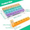 Extra Large 28 Day Pill Organizer with Travel Case