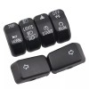 Trichtu Mount 6x Hand Control Black Switch Cap Kit For