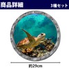 HAMILO Dolphin Sea Turtle Wall Stickers Interior Sea 3 Types
