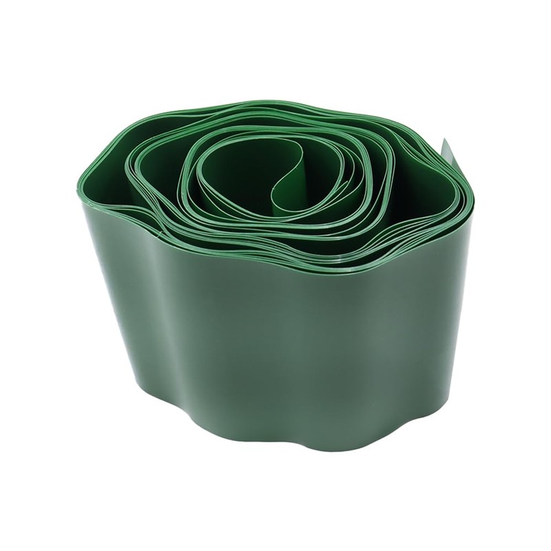 Ieron Lawn Edging Border,Flexible Plastic Landscaping Plastic Border Edging Roll,Lawn